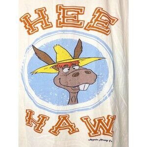 Hee Haw Adult T Shirt Size Medium Country TV Show Logo Short Sleeve